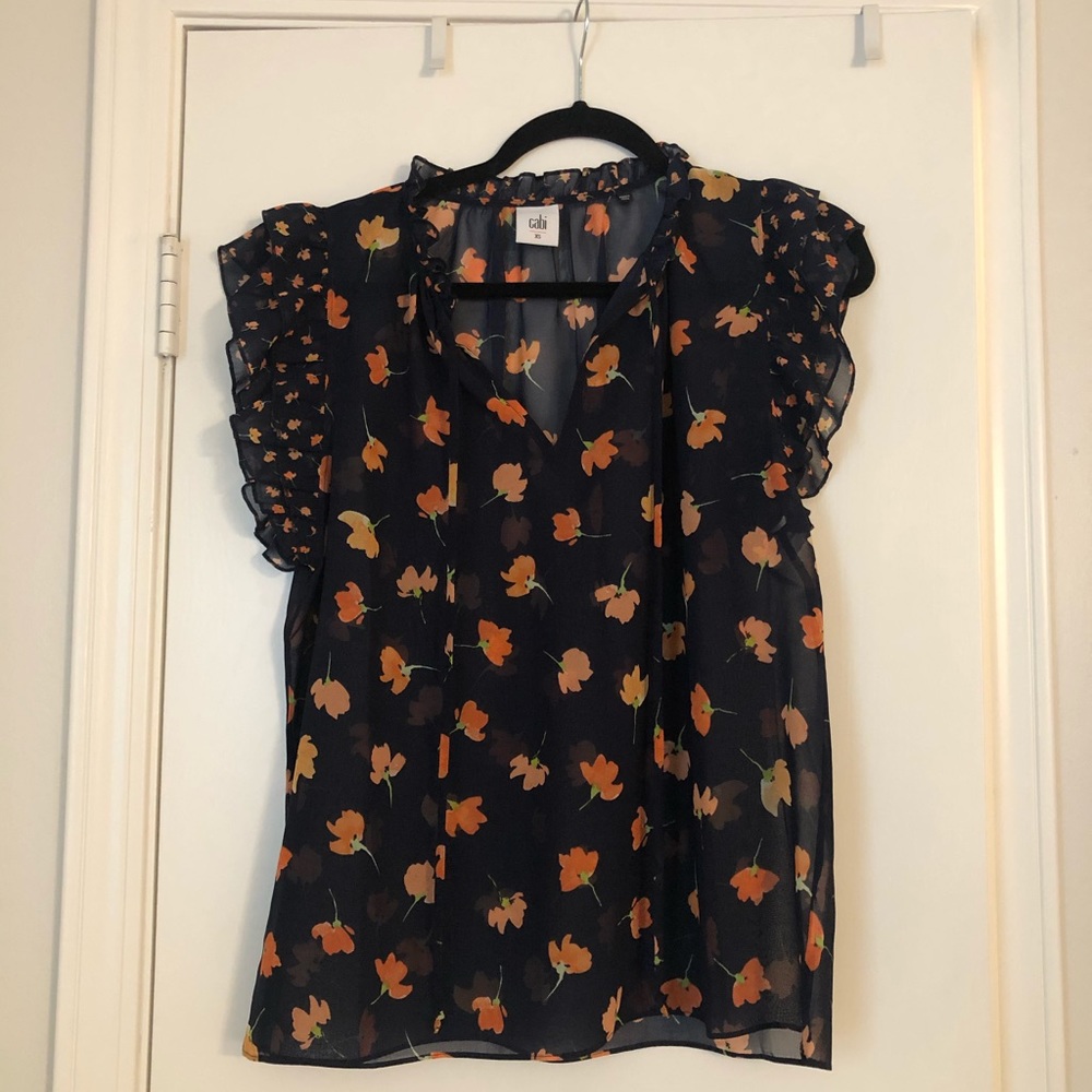 Cabi Floral Top